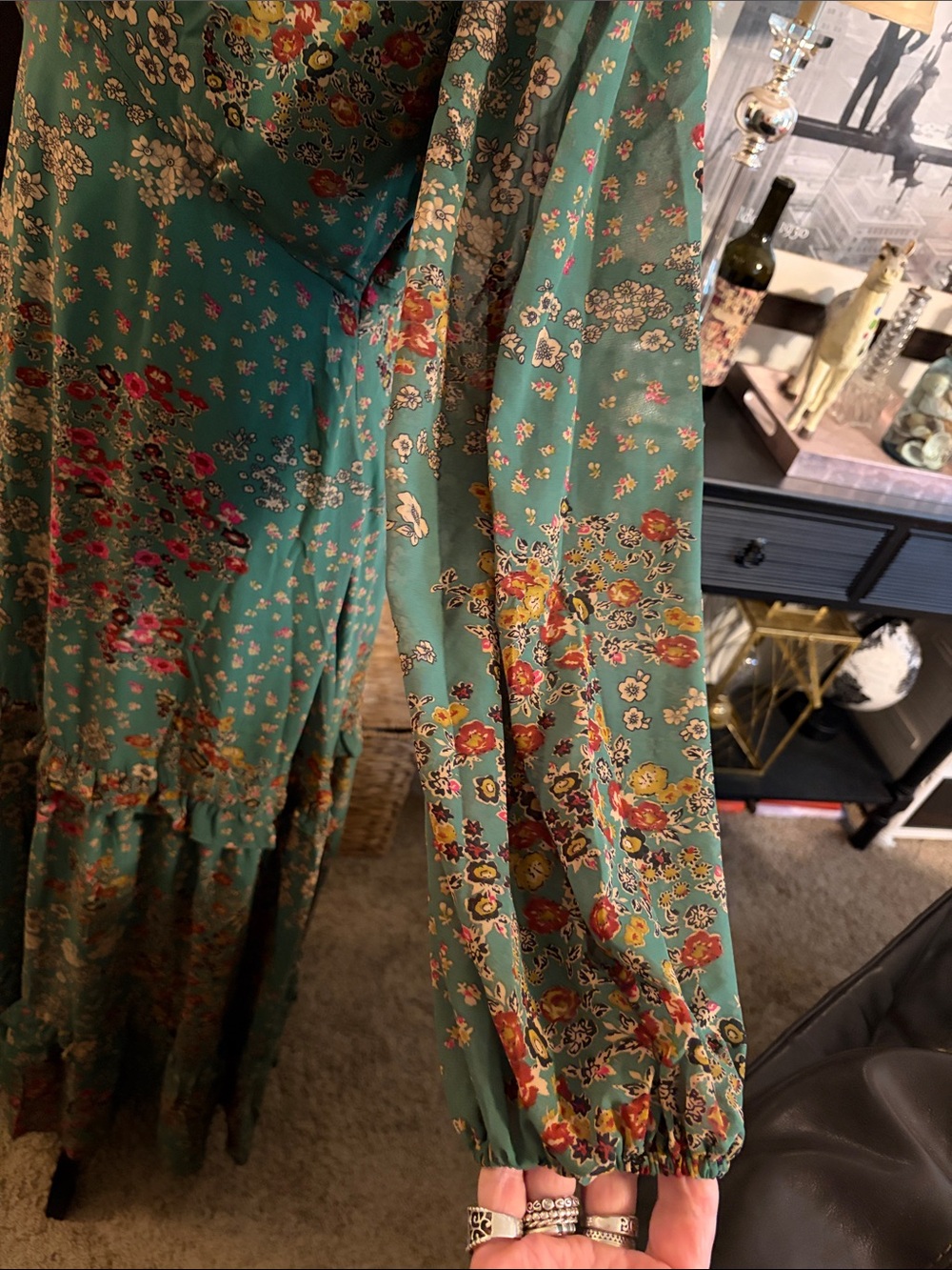 Baltic Born Bowman Green Floral Maxi Dress - Picture 5 of 10